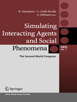 cover image of Simulating Interacting Agents and Social Phenomena